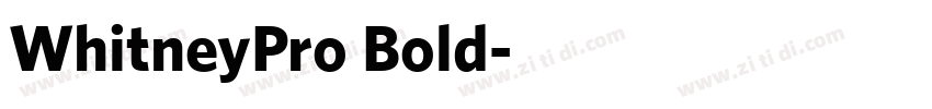 WhitneyPro Bold字体转换 WhitneyPro Bold字体转换